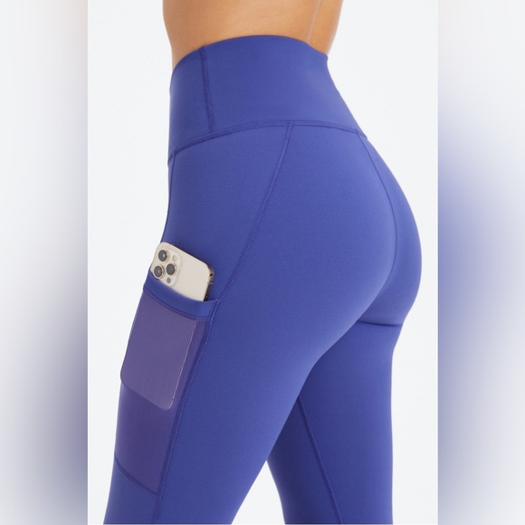 FABLETICS On the go Powerhold high waisted leggings purple tights activewear S - Picture 3 of 8